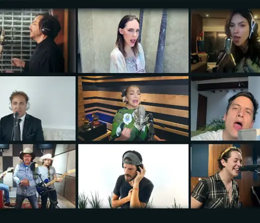 Paty Cant, Cristian Castro y 30 artistas mexicanos unieron sus voces para grabar un himno de esperanza.